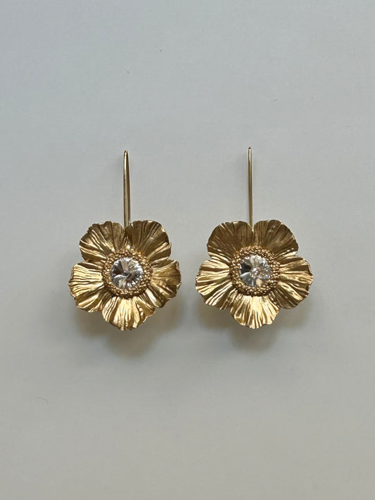 PENDIENTES ANÉMONA GOLD