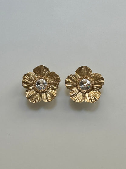 PENDIENTES ANÉMONA GOLD