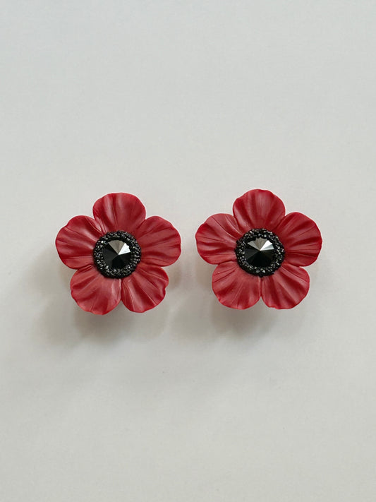 PENDIENTES AMAPOLA